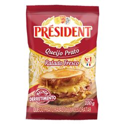 Queijo Prato Président 100g Ralado Fresco
