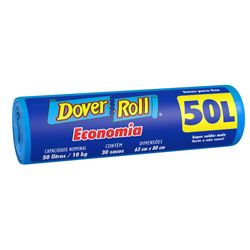 Saco Lixo Dover Roll Econômica Com30 50L