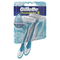 Aparelho de Barbear Gillette Prestobarba3 Cool 2 Unidades