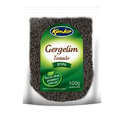 Gergelim Preto Tostado Kenko 100g