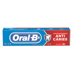 Creme Dental Oral-B 123 Anticáries 70g