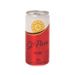 Bebida Gaseificada St Pierre Red Mint 270ml Lata
