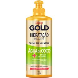 Creme Pentear Niely Gold 250g Hidrat Milagrosa
