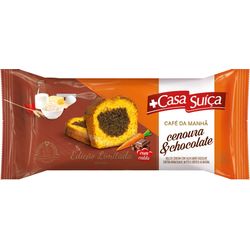 Bolo Casa Suiça 250g Café Da Manhã Cenoura Chocolate