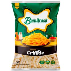 Batata Congelada Crinkle Bem Brasil 1,05kg