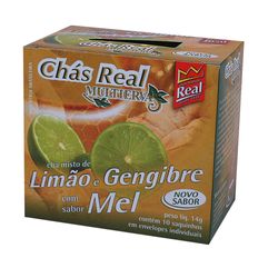 Cha Real Multiervas 14g Limao Gengibre Mel