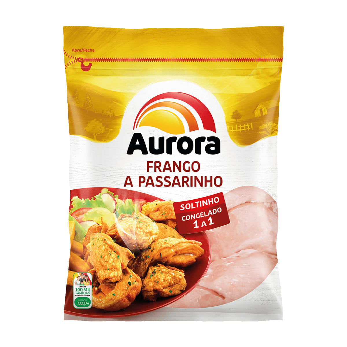 Linguiça Frango Congelada Aurora 800g