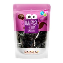 Uva Passa Escura Raiz Bem 500g Sem Semente