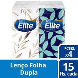 Lenço Papel Elite Softs Pocket Com 4 Folha Dupla