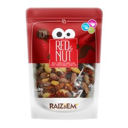 Mix Castanha Raiz Bem 400g Red And Nut Frutas Vermelhas