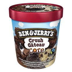 Sorvete de Pote Ben & Jerry's Crush Gateau Core 458ml