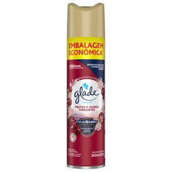 Odorizador Aerossol Glade Flores Vibrantes 360ml Embalagem Econômica