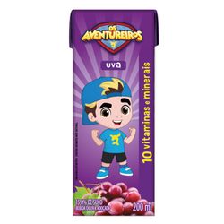 Bebida Com Suco Aventureiros 200ml Uva