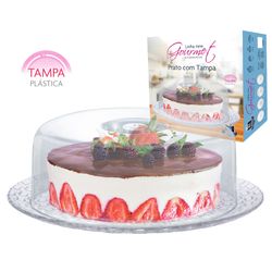 Prato Vidro Bari Ruvolo Com Tampa Plástica