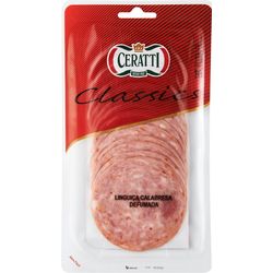 Linguiça Calabresa Ceratti 100g Fatiado Defumada