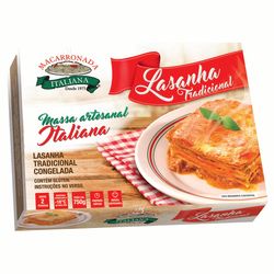 Lasanha Macarronada Italiana 750g Tradicional
