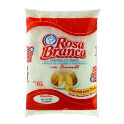 Farinha Trigo Rosa Branca 1kg C/Fermento