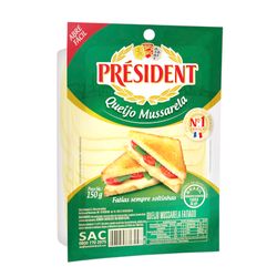 Queijo Muçarela Président 150g Fatiado