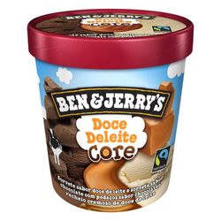 Sorvete Ben & Jerry's Doce Leite Core 458ml
