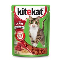 Alimento Gato KiteKat 70g Sachê Carne