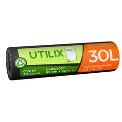Saco Lixo Utilix RL 30L Com 30