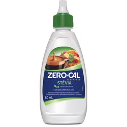 Adocante Liquido Zero Cal 80ml Stevia