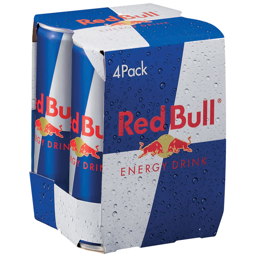 Energético Red Bull Energy Drink 250ml Com 4 Latas Paulistão Atacadista