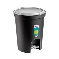 Lixeira Plástica Redonda Sanremo 13,5L Com Pedal