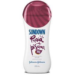 Protetor Solar Fps70 200ml Sundown