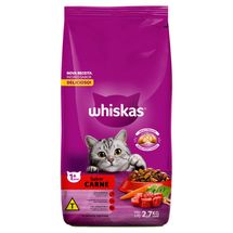 Alimento Gato Whiskas 2,7Kg Carne
