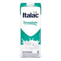 Leite Longa Vida Italac Desnatado com Tampa 1l