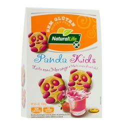 Biscoito Kids Natural Life 100g Sem Gluten Leite Com Morango