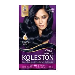 Tinta de Cabelo Koleston Preto Azulado 28
