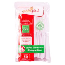 Faca Descartável Golden Plast Linha Forte Com 50