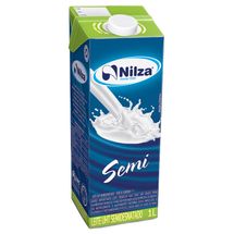 Leite Longa Vida Nilza Semi Desnatado com Tampa 1l
