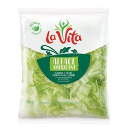 Alface Americana Fatiada La Vita Pacote 250g