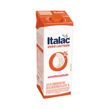 Leite Longa Vida Italac Sem Lactose Semi Desnat com Tampa 1l