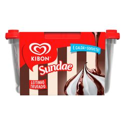 Sorvete Kibon Sundae Leitinho Trufado 1,4L