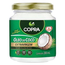 Óleo de coco Copra extra virgem 200ml