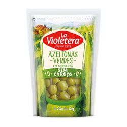 Azeitona Verde La Violetera 120g Sem Caroco