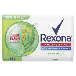 Sabonete Antibacterial Rexona Erva Doce 84g