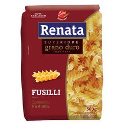 Macarrao Renata 500g Grano Duro Fusilli