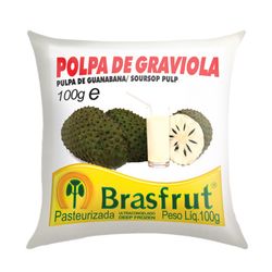 Polpa Fruta Brasfrut 100g Graviola