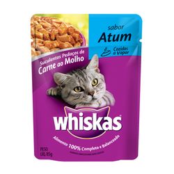 Alimento Gato Whiskas 85g Sache Atum