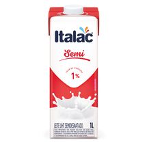 Leite Longa Vida Italac Semi Desnatado com Tampa 1l