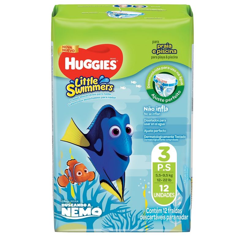 FRALDA-HUGGIES-MAR-PISC-L-SWIMMERS-P-C-12