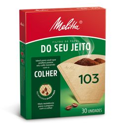 Filtro Papel Melitta Do Seu Jeito Com 30 103 Colher
