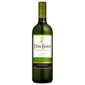 Vinho Brasileiro Dom Bosco Suave Branco 750ml