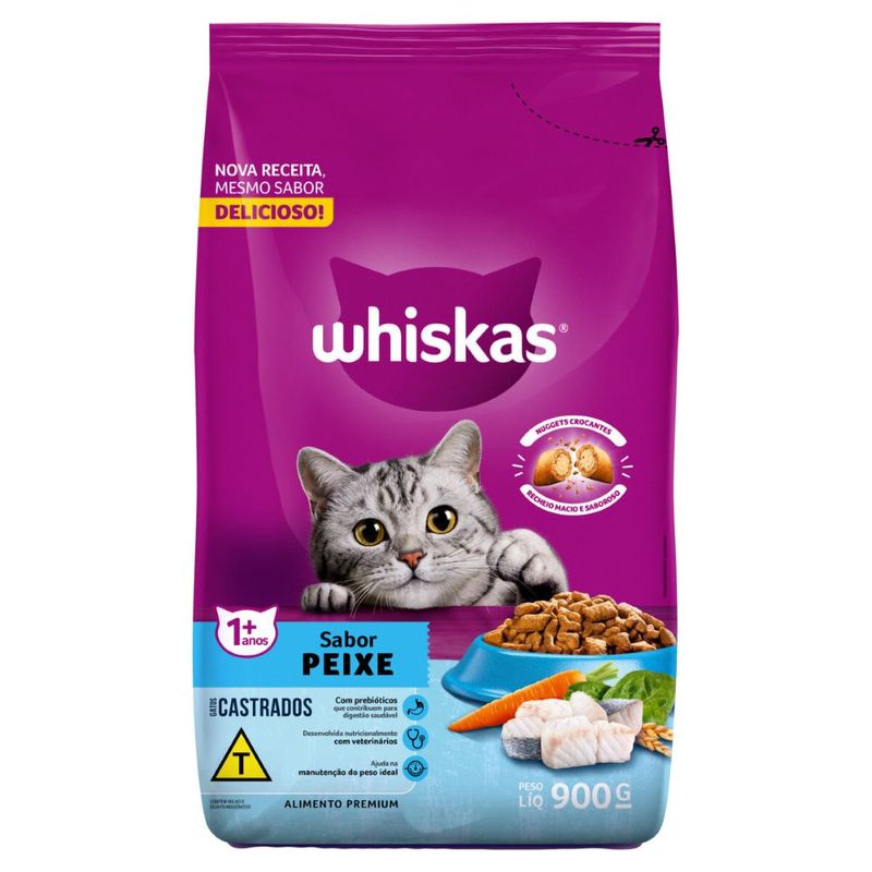 ALIM-GAT-WHISKAS-900G-CASTR-PEIXE