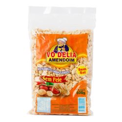 Amendoim Vo Delia 400g Sem Pele Sem Sal